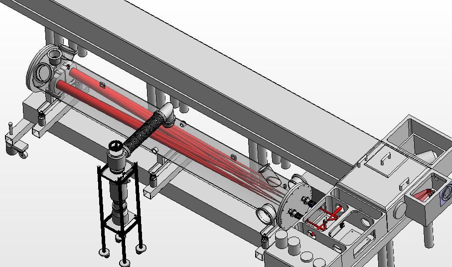 long pass White cell with the interferometer