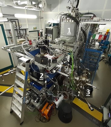 Sample preparation chamber side view Sample preparation chamber side view