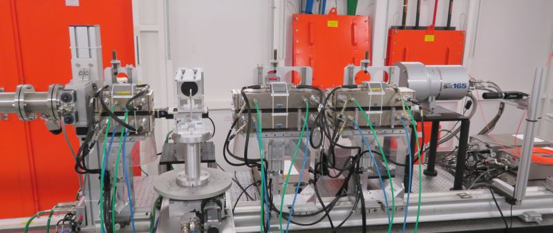 Dual transmission acquisition chain - 6 OKEN ionization chambers